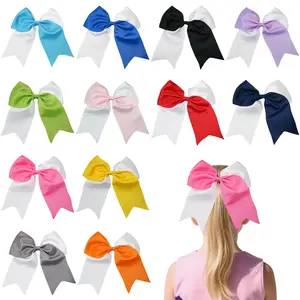 12Pcs 7 Inch JoyBowie Colorful Pull-Tab Bow Elastics, Bow Elastics, Bow Headbands, Girls Bow Hair Accessories, Ribbon Bows,Girl Holiday Gifts  #Summervibes