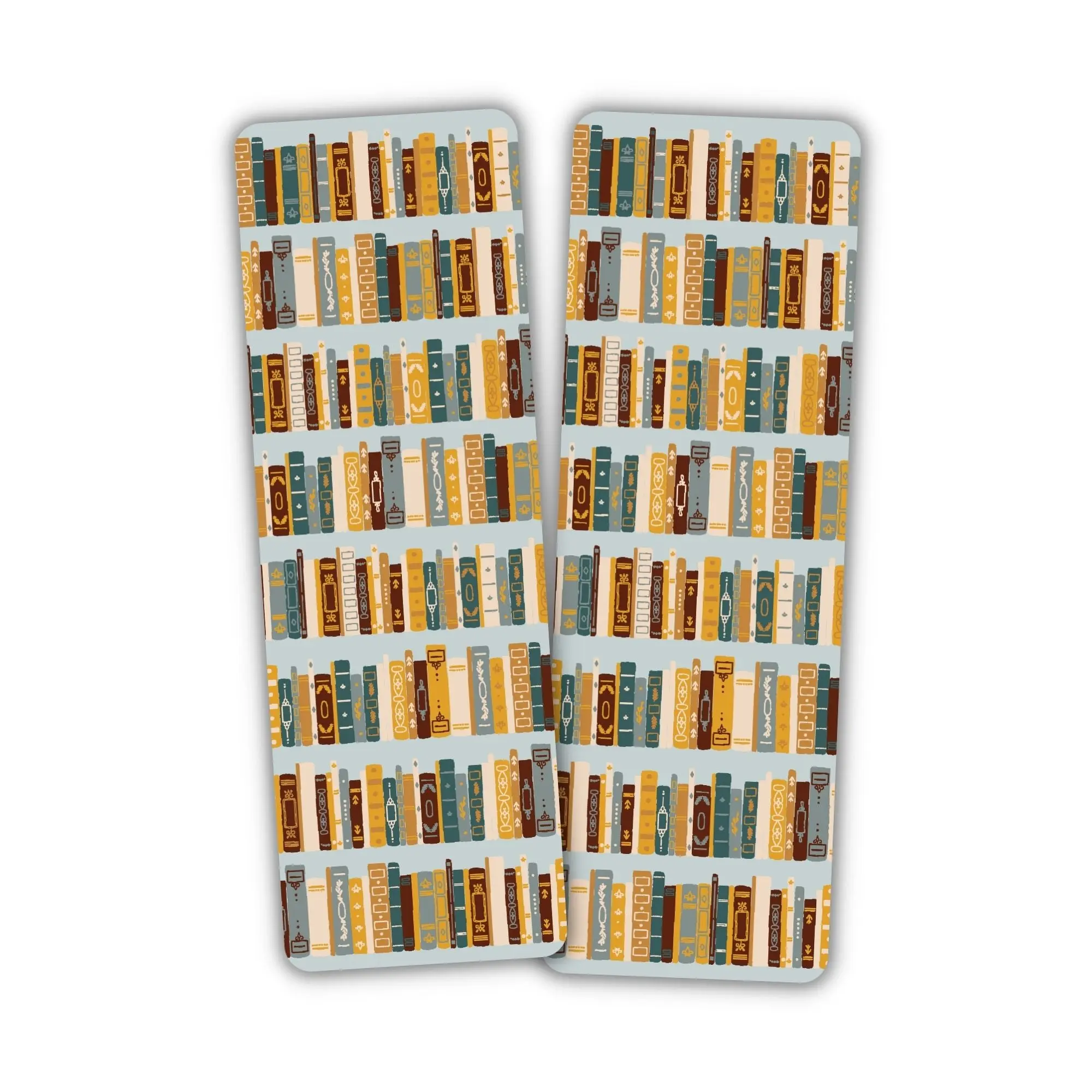 Vintage Bookshelf Bookmark
