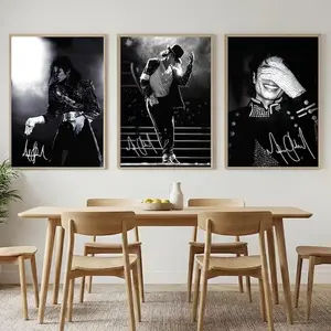 Set 3 Poster Michael Jackson, Music Legend Movie Poster ( Unframed - Print Only )