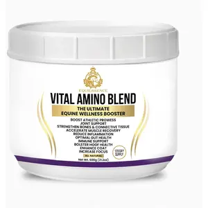 Vital Amino Blend - Horse Care, Coat & Hoof - Performance Horse - No Soy or Sugar- 120 Day Supply