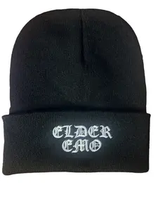 StayLoco Black Olde Elder Emo Beanie