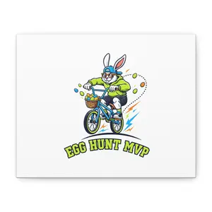 Egg Hunt MVP Canvas, Boys Easter Dinosaur Egg, Egg Hunter Graphic
