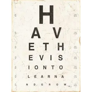 PELA Wild Fruit Graphics Eye Chart Artistic Printed Paper Poster Print, 9x12 Small Wall Decoration, Home Space Room Decor