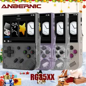 Anbernic Rg35xx Handheld Game Console, 3.5 Inch IPS Screen, 64GB Storage, 4500+ Classic Games, 2600mah Battery, HDMI & TV Output