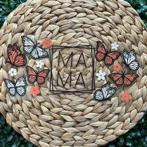 MAMA BUTTERFLY UV DTF CUP WRAP