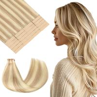 Dark Blonde Highlighted Bleach Blonde (18A/613A)