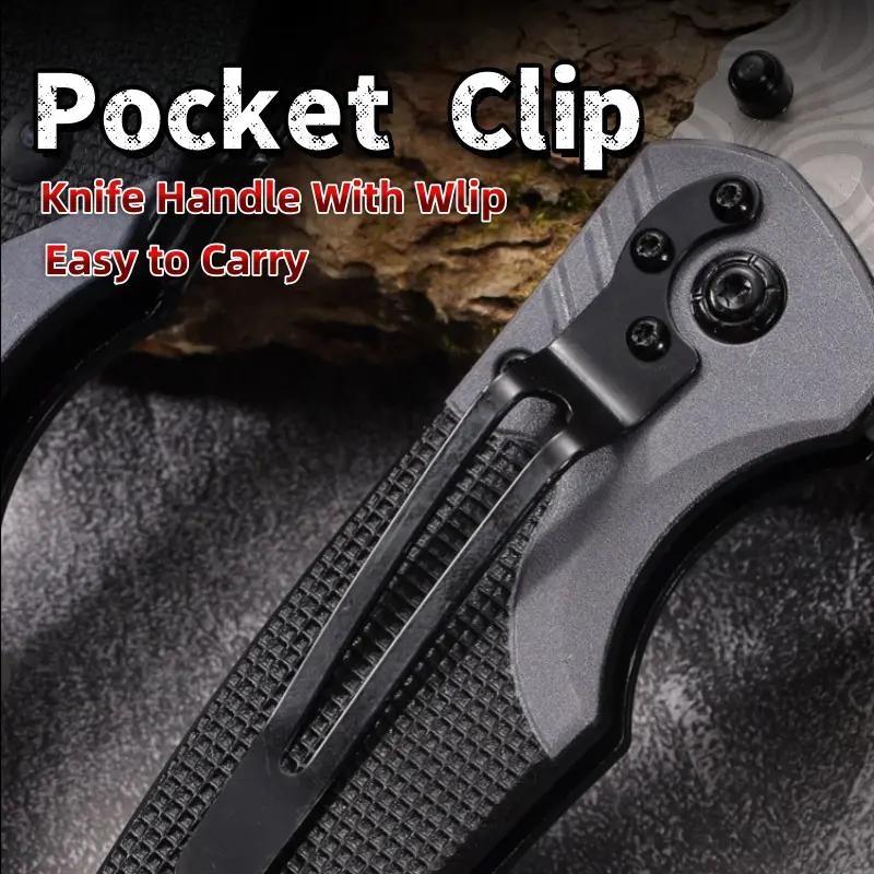 Tactical Folding Knife-One-Hand Open, Heavy-Duty Utility Tool, Outdoor Survival EDC Knife, High Hardnest Blade, The Best Gift