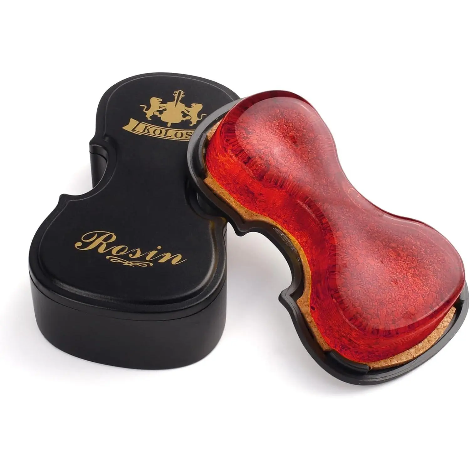 Transparent High Purity Synthetic Rosin (2A) - Convenient Carrying, Easy Grip, for Violin, Cello, Viola & Other Bowed String Instruments to Improve Play Pure Beautiful Tone