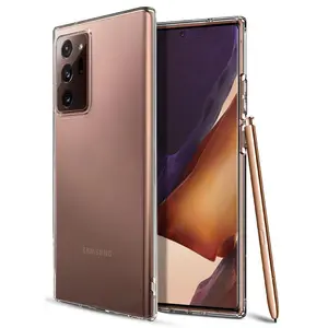 Case for Note 20 Ultra, Clear Transparent See-Thru Flex Gel TPU Skin Slim Cover for Samsung Galaxy Note 20 Ultra Phone (SM-N985, SM-N986)