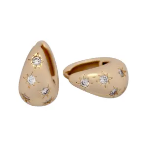 Celestial Glow Earrings – 14K Gold-Plated