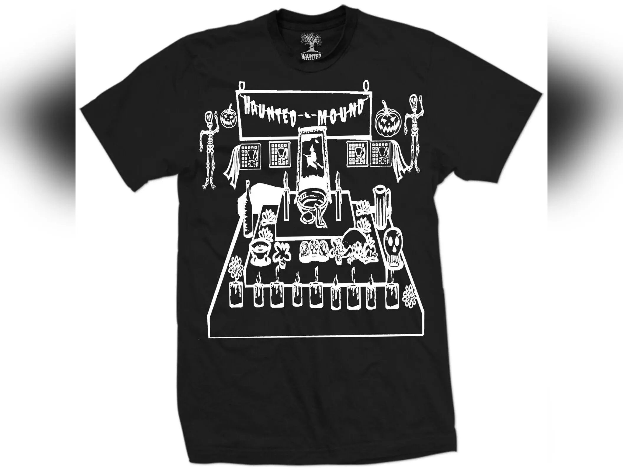 Official Rare Haunted Mound Sematary Sacrificial Rite Altar Shirt Ghost Mountain