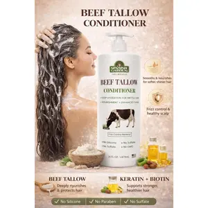Beef Tallow Conditioner – Deep Hydration, Nourishment & Shine