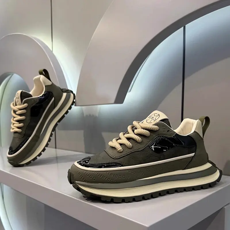 Men's Letter Design Lace Up Low Top Sneakers, Trainers for Men, Fashion Running Sneakers, Breathable Sneakers, Male All-match Round Toe Sports Shoes for Daily Wear, Walking Shoes, Trendy Shoes, Footwear