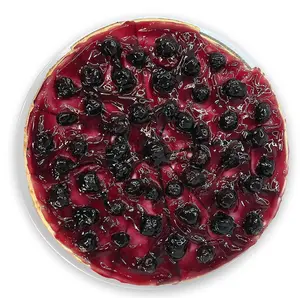 Andy Anand Luxurious Blueberry Cheesecake, 9-Inch, 2 lb – Handcrafted with Real California Cream Cheese, Juicy Blueberries, Birthday Gift