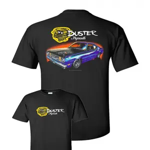 180g[100%cotton]Plymouth Duster 340 Classic Car Shirt Vintage Muscle Car Shirt Retro American Classic Auto Graphic Tee Old School Car Enthusiast Gift Menswear & Underwear - Men's Tops - T-Shirts