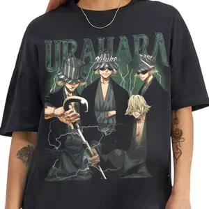 Limited Kisuke Urahara TShirt, Vintage Retro Anime Shirt, Anime Manga Shirt Gift For Otaku Unisex TShirt