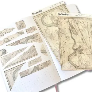 Transparent Matte Sticker Sheet - Torn Paper - Star Charts