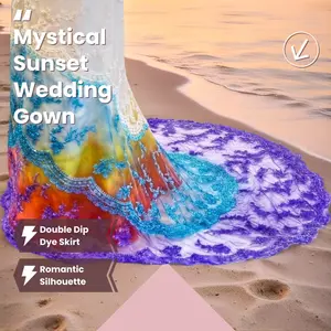 Mystical Sunset Wedding Gown