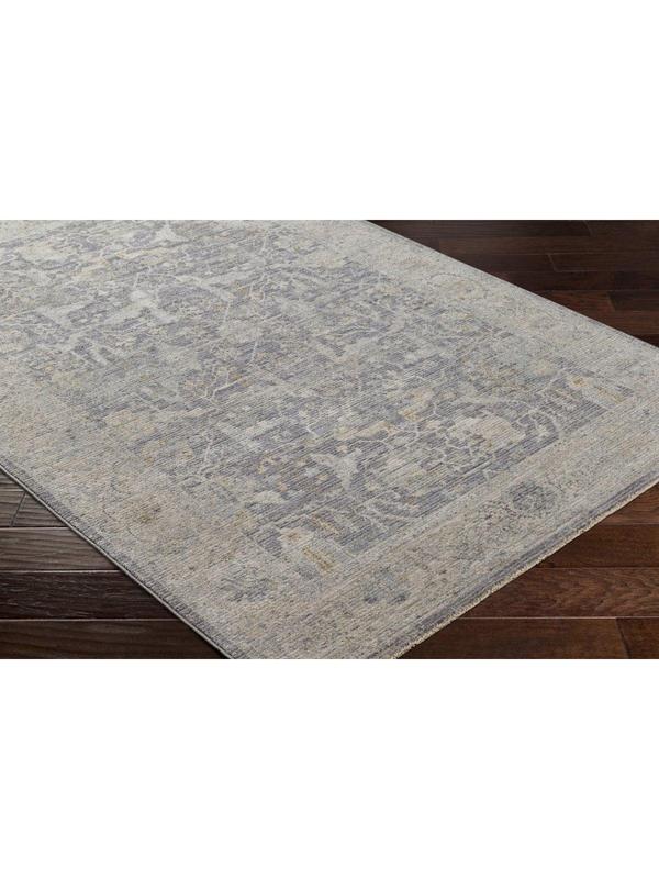 Livabliss Traditional Machine-Woven Round Decorative Rug Mat with Fringe, 5ft3in x 5ft3in Polyester Face, High-Traffic Equestrian Leisure Use Multi-Color Home Decor
