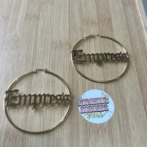 Empress Hoop Gold Filled Fashion Earring for Women