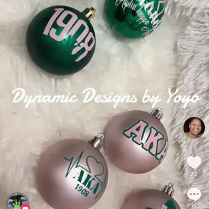 AKA Greek Christmas Ornaments