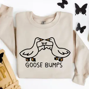 Goose Bumps Hoodie, Funny Silly Goose Hoodie,Funny Goose Bumps Hoodie, Funny Animal Hoodie, Geese Hoodie, Trendy Hoodie, Animal Lover Hoodie