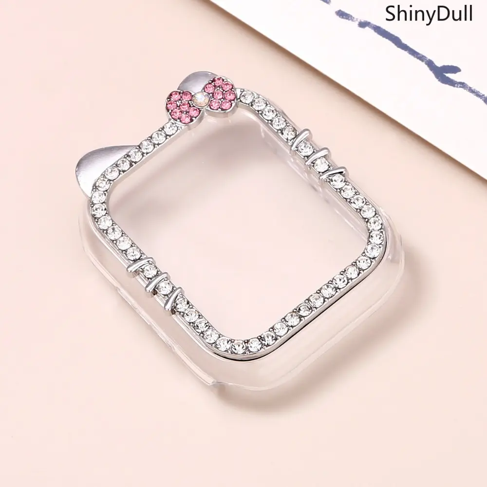 Cartoon Rhinestone Apple Watch Case – Protective Cover with Sparkly Design, Fits 38–49mm, Compatible with Series 1–11, SE, Ultra / Ultra 2, Cute Jewelry Stylh Series 11/10/9/8/7/6/5/4/3/2/1/se and sizes., Compatible with 40mm/41mm/42mm/44mm/45mm/46mm/49mm Cartoon Rhinestone Apple Watch Case – Protective Cover with Sparkly Design, Fits 38–49mm, Compatible with Series 1–11, SE, Ultra / Ultra 2, Cute Jewelry Stylh Series 11/10/9/8/7/6/5/4/3/2/1/se and sizes., Compatible with 40mm/41mm/42mm/44mm/45mm/46mm/49mm
