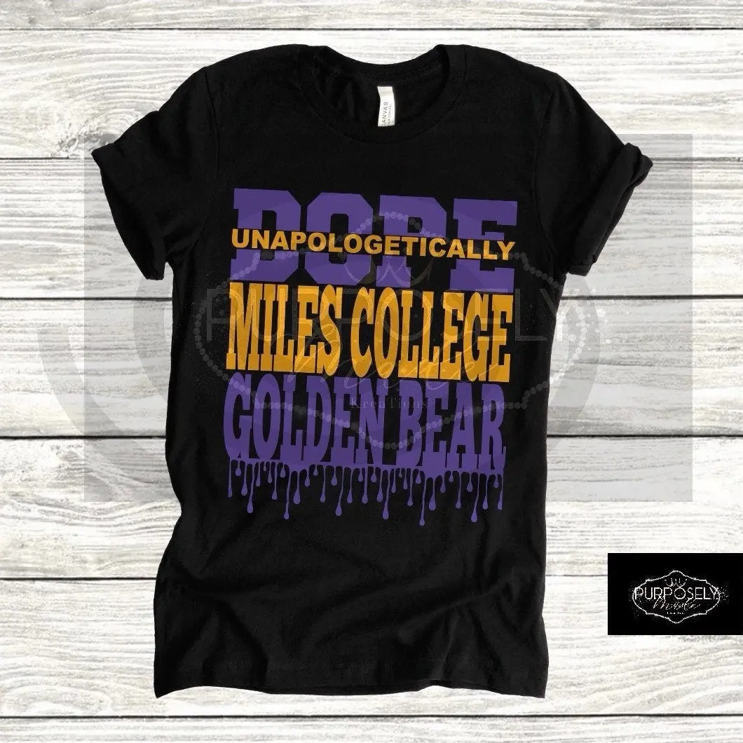 Handcrafted Miles College   Graphic Shirt, Unisex Regular Sleeve Fit from Texas