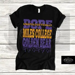 Handcrafted Miles College   Graphic Shirt, Unisex Regular Sleeve Fit from Texas