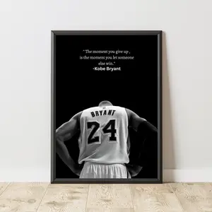 Kobe  Motivational Poster, Home Decor, Motivation Wall Art, Motivational Print
