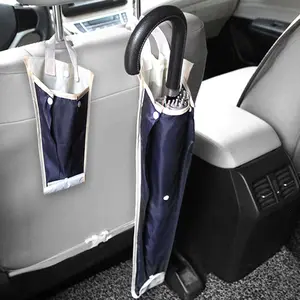 1PC Waterproof Car Seat Back Umbrella Holder, Foldable Car Umbrella Storage Bag, Keep Car Clean and Dry, Car Storage Organizers, Automotive Accessories