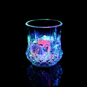 Reusable LED Glow Tumbler Set – Water-Activated Color Changing Cups for Party Favors, Bar Drinks & Night Gatherings, 2-Pack