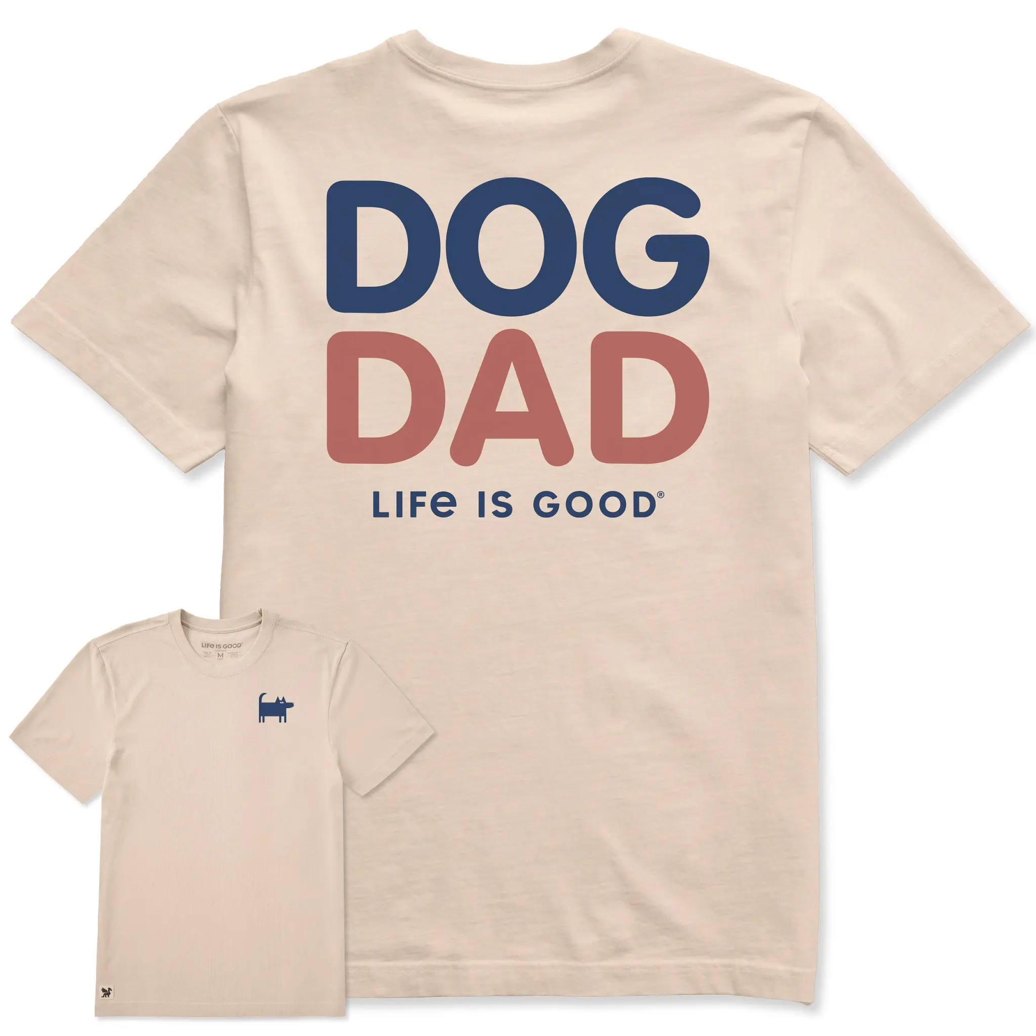 Men's Bert's Dog Dad Short Sleeve Crusher Tee
