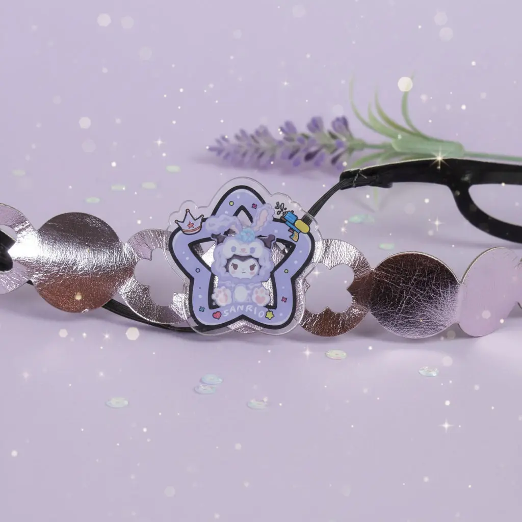 Purple Kawaii Headband Necklace