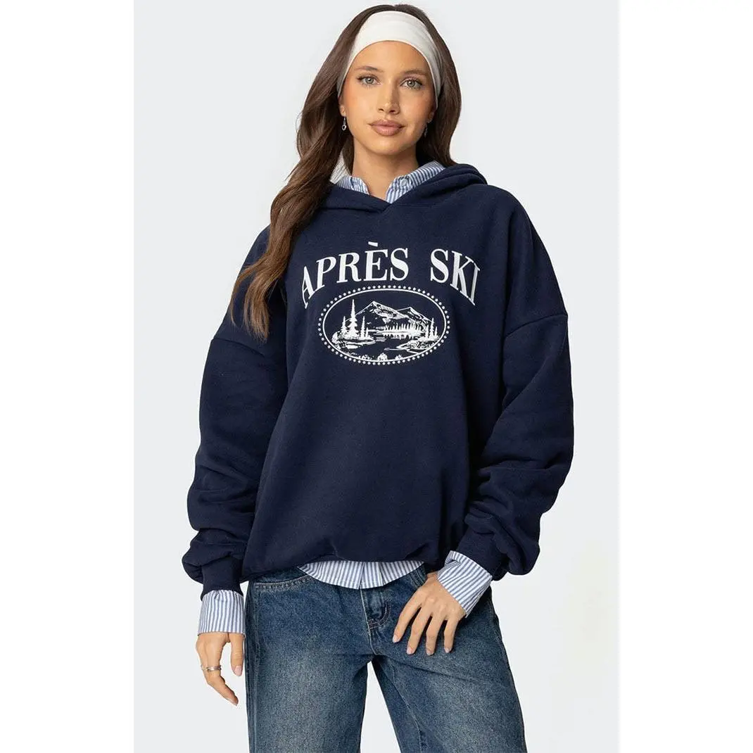 Edikted Women's Apres Ski Oversized Hoodie
