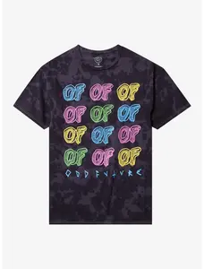 Odd Future Repeat Logo Tie-Dye Girls T-Shirt – Streetwear Graphic Shirt
