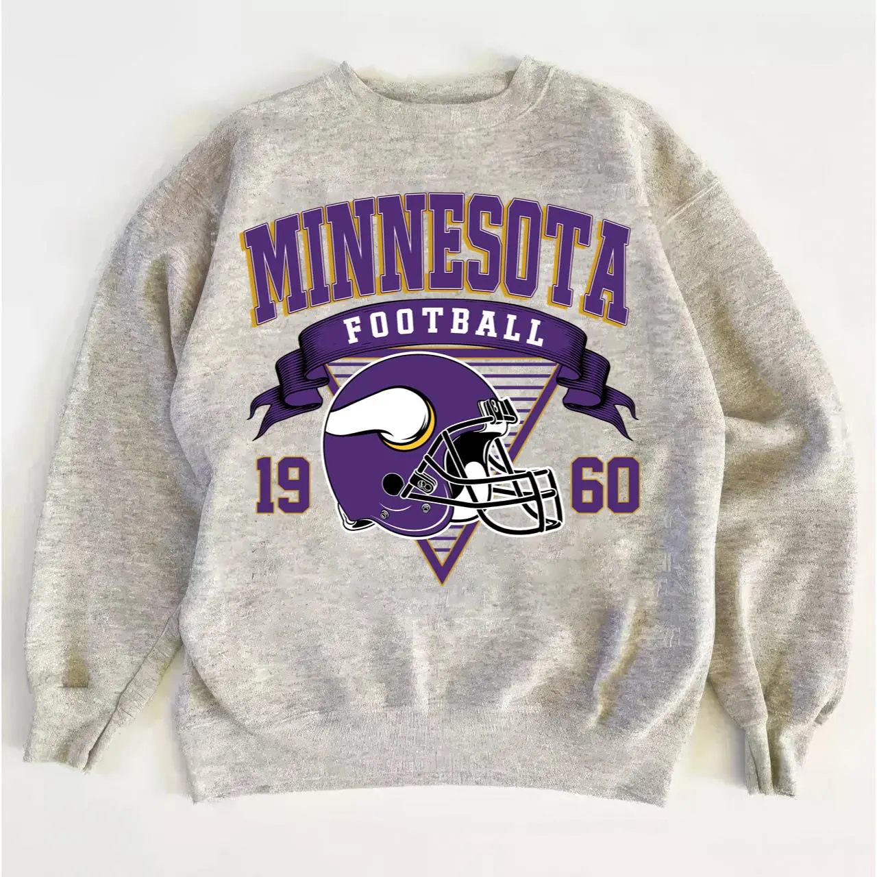 Minnesota Vintage Football Sweatshirt, Retro Style Crewneck Pullover, Game Day Apparel