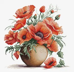 Summer Rubies B7022L Counted Cross-Stitch Kit