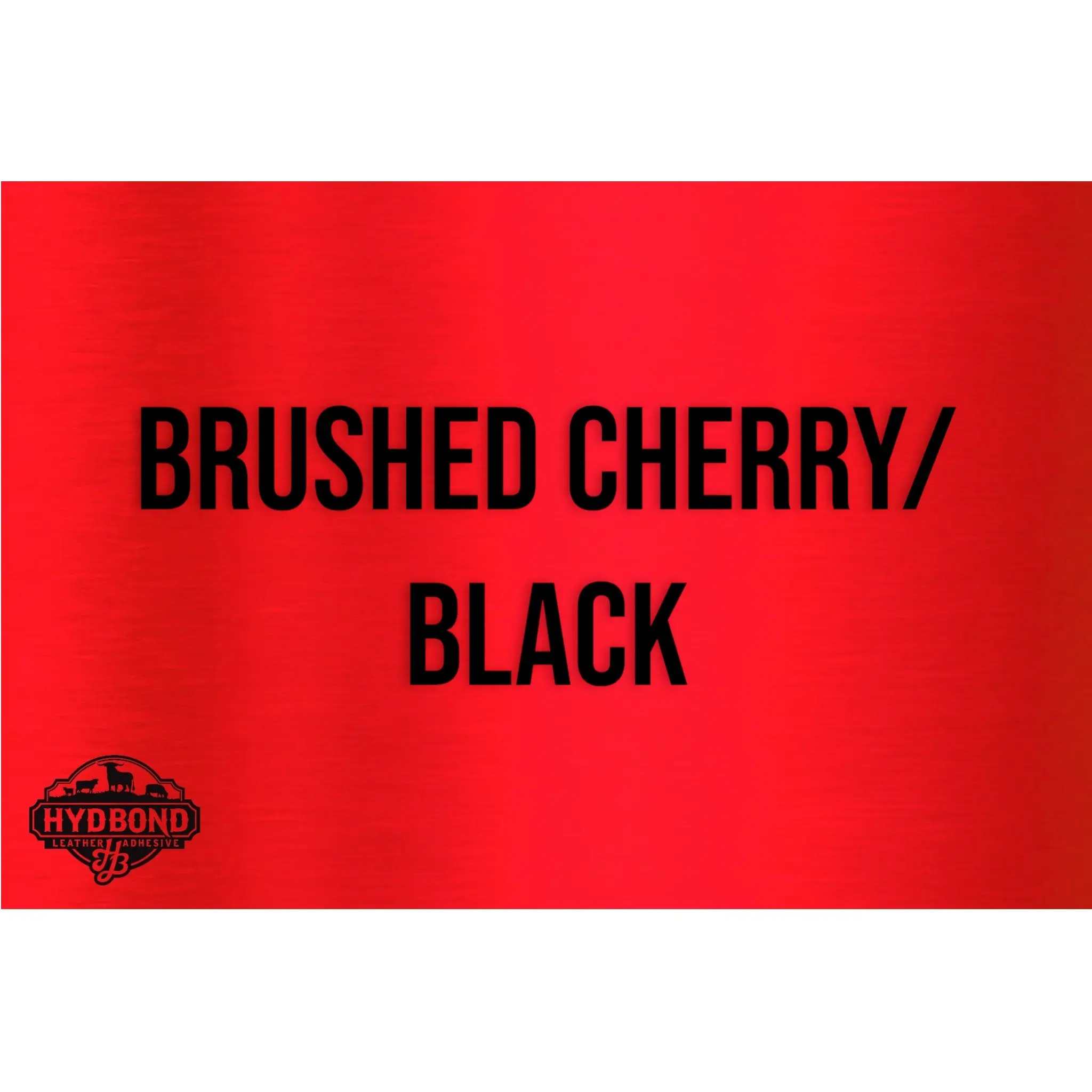 HYDBOND 12"x24"x1/16" BRUSHED CHERRY/BLACK DUAL-TEC ACRYLIC PANEL