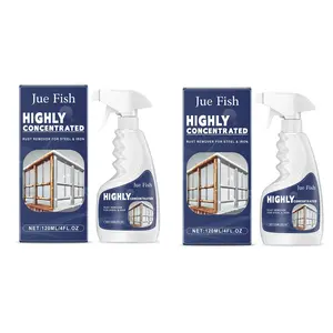 Steel Rust Remover (120ML*2), Brighten Metal, Remove Bolt Screw Rust, Clean Rust, Stainless Steel Rust Cleaner, Dishwasher Kitchen Tool Cleaner