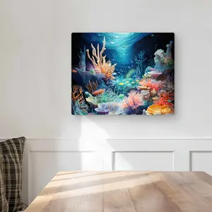 MWW C1MP1620V5Y8XC 16x20 in. Lightweight Nature Photo Artwork - Orange Aluminium Metal Print Wall Art, Stylish Room Decor, Ideal Gift