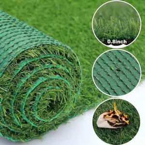 Realistic Artificial Grass Turf Mat, 3 ft x 5 ft with Drainage Holes, Easy to Clean, Suitable for Dogs, Ideal for Balcony & Patio Home Decor, Indoor & Outdoor Use