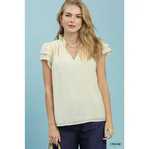 Umgee Allie Cream Top