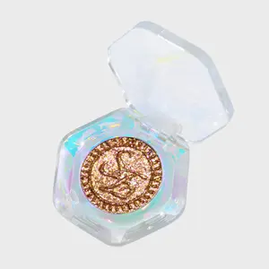 Daily Wear Chameleon Eyeshadow - Transparent Ice Glitter Highlighter for All Skin Tones Makeup Cosmetic