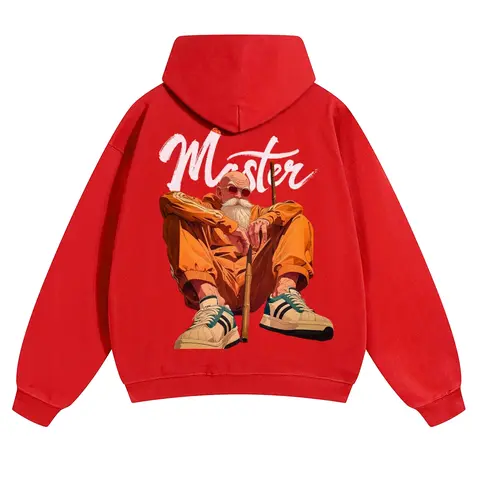 Dragon Ball DBZ Master Roshi Unisex FallFreshness outfits men streetwear 80s 90s graphic tees cotton Anime funny 300g Hoodies men gifts