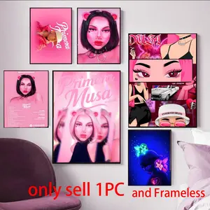 Latin Trap Artist O-Omar Courtz Poster Waterproof Moisture-Proof Scratch-Resistant Durable HD Self-Adhesive Poster For Living Room Bedroom Cafe Bar Corridor Wall Decor & Gifting