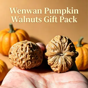Chinese Wenwan Pumpkin Walnut Gift Pack