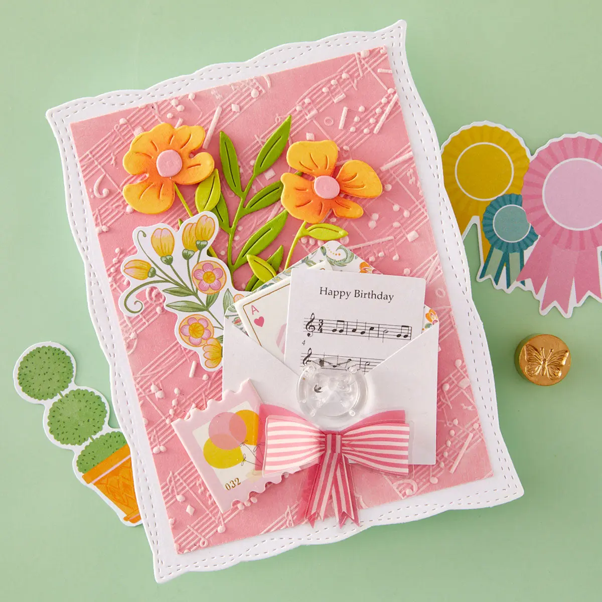 Favorite Song 3D Embossing Folder