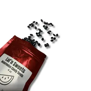 Watermelon Candy Seeds - 4 oz Watermelon Flavored Pressed Candy - Snack - Topping
