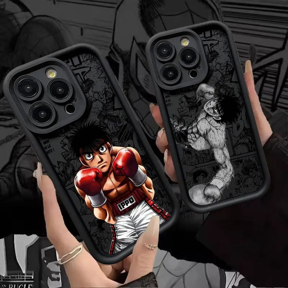 H-Hajime no Ippo Anime Phone Case for iPhone 17 Air 16 15 14 13 12 11 Pro Max Plus  Soft TPU Back Cover